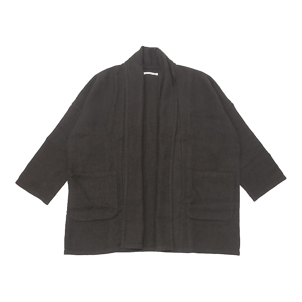 evam eva vie[エヴァムエヴァヴィー]linen wool short robe