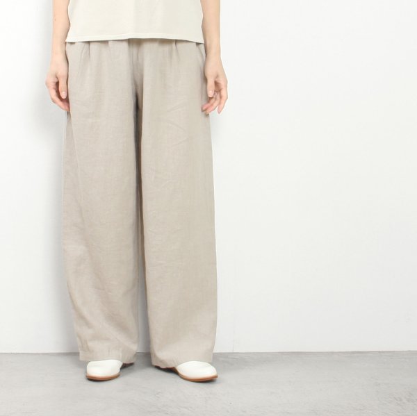 water linen wide pants image