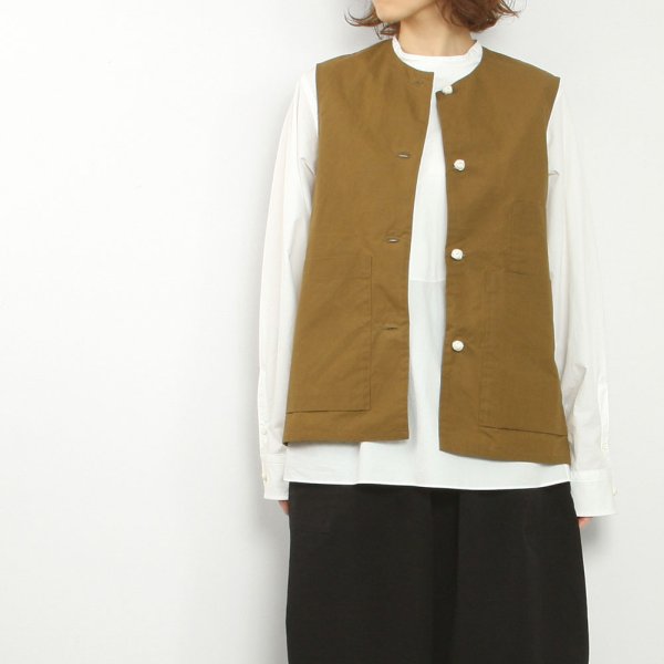 Farges Waxed Cotton Vest image