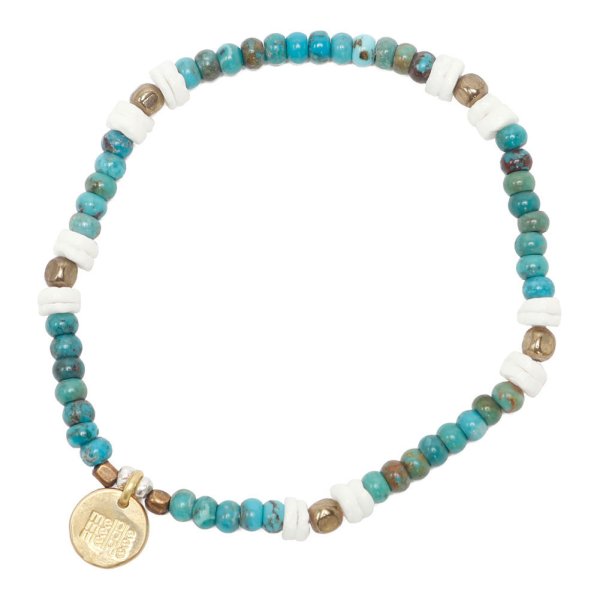BEADS BRACELET TURQUOISE image
