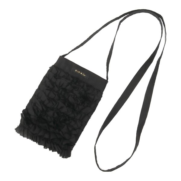 PLAIN SILK FRILL POCHETTE image
