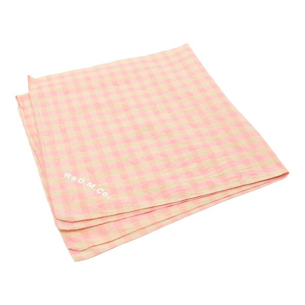 SILC COTTON B/G SCARF*PINK image