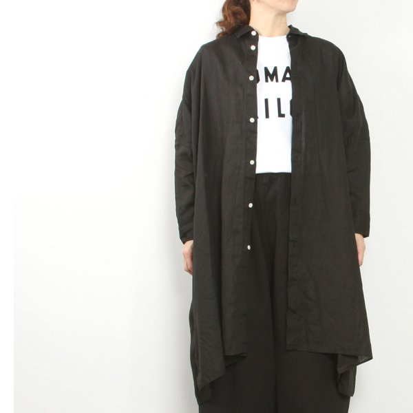 LINEN GARMENT DAY OVERSIZE SHIRT image