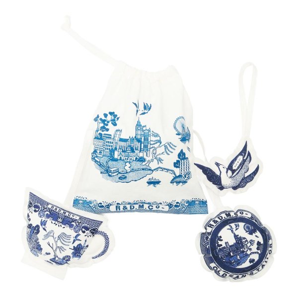 BLUE WILLOW FABRIC CHARM image