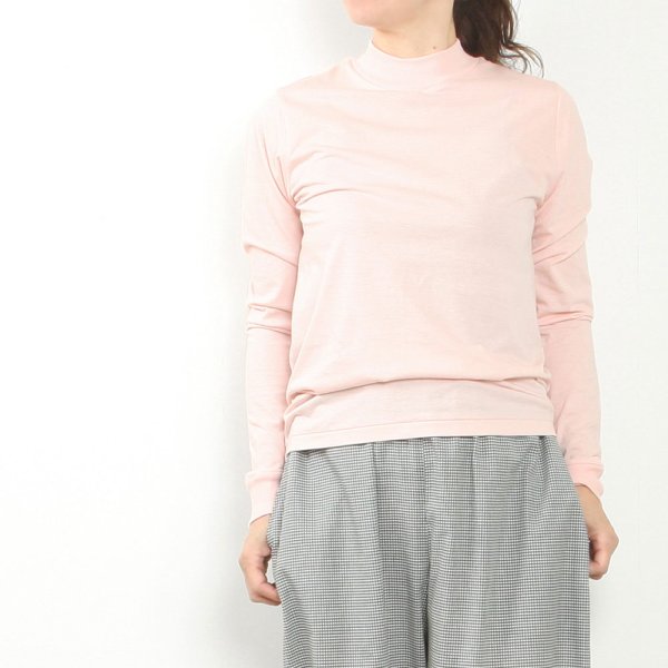 LONG SLEEVE MOCK NECK T image