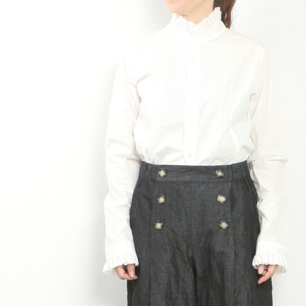 FRILL COLLAR SHIRT