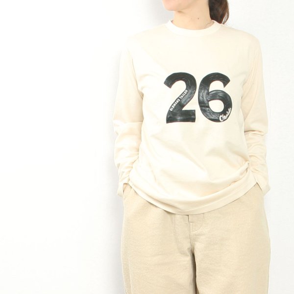 BRUSH STROKE PRINT L/S TEE image