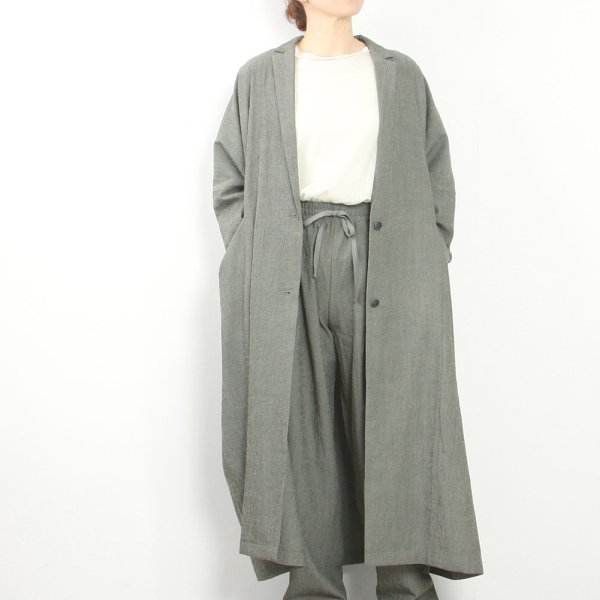 wool long jacket