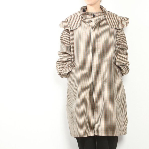 GUN CLUB CHECK HOODIE COAT image