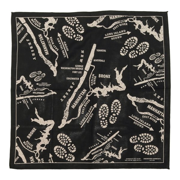 Printed Bandana Map image