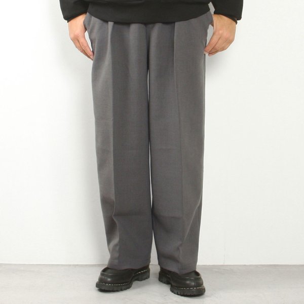 DOUBLE WEAVE WIDE TROUSERS image
