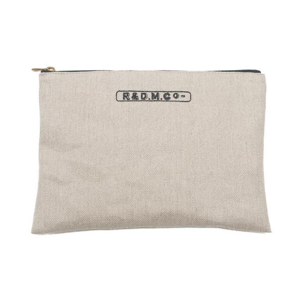 LINEN DENIM POUCHS) image