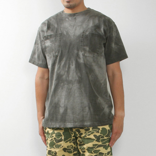 Chop Corner D Pocket T 1/2��TIE DYE image