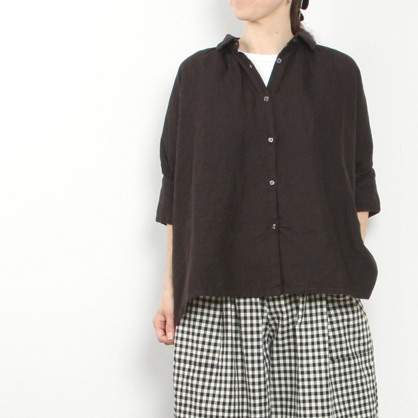 H/SLVGatherShirt image