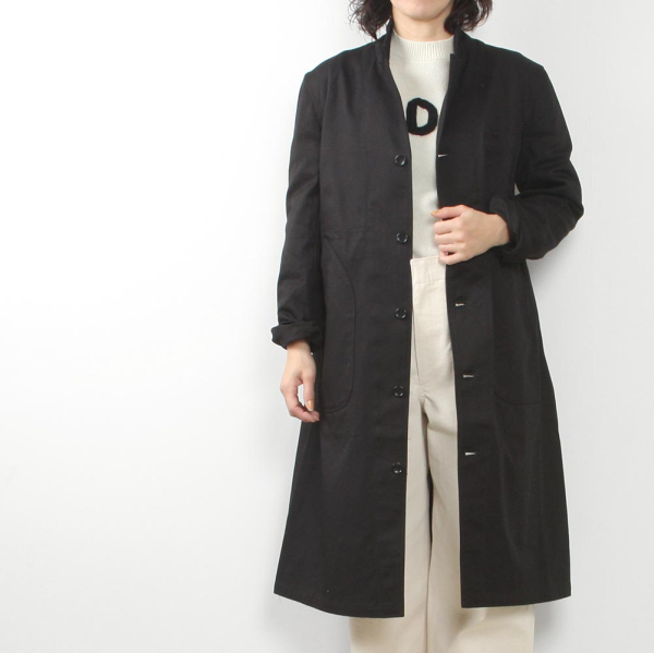COTTON TWILL WORK COAT image