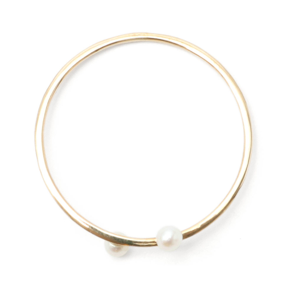 2Round Pearl Ring image