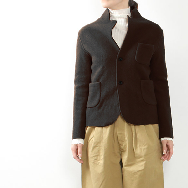 WOOL FELT KNIT JACKET image