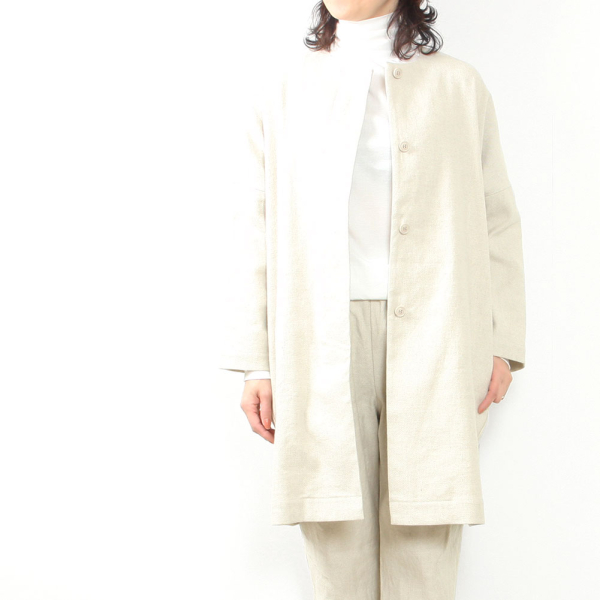 Honnete[オネット]Oversized No Collar JK HO-23AW J8 << MIDLAND SHIP 