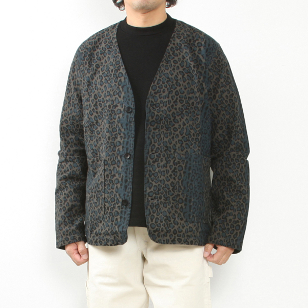 V Neck Jacket Flannel Cloth Printed image