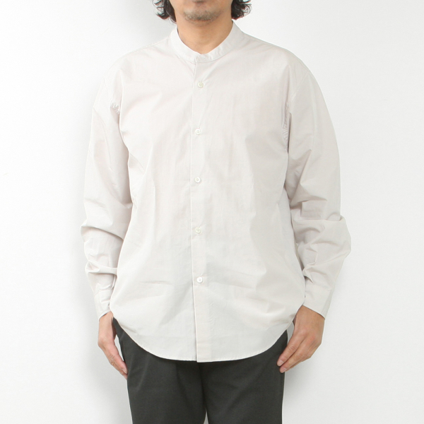 SOFT COTTON BAND COLLAR SHIRTS image