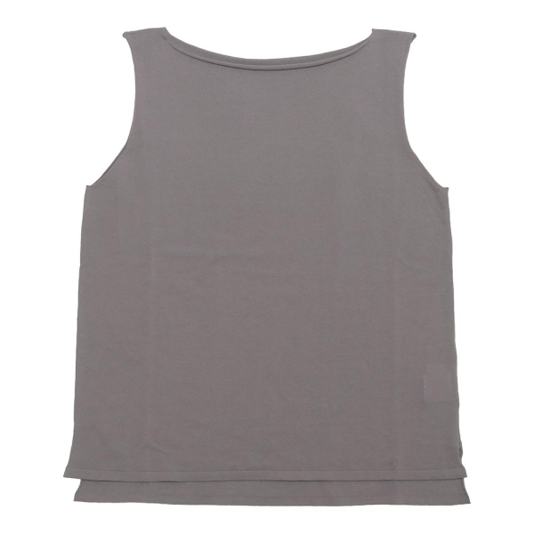 Evam Eva Cotton Cashmere Camisole in Gray