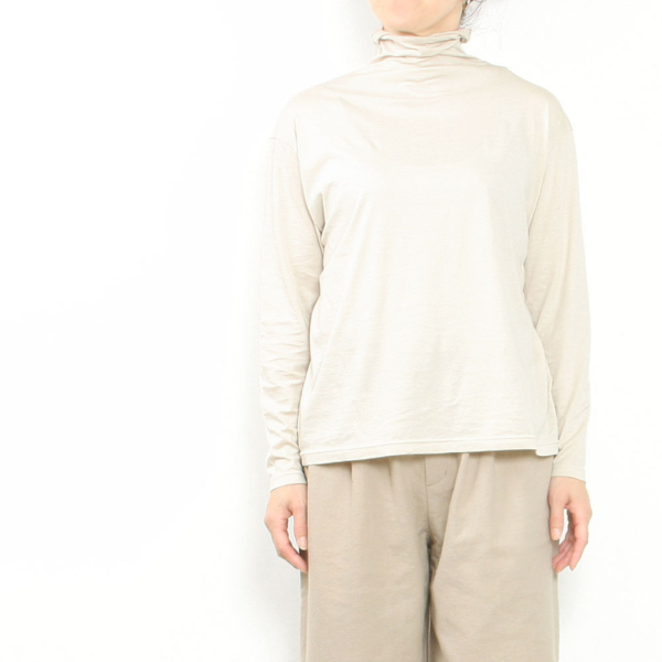 evam eva[エヴァムエヴァ]cut&sew pullover E253C026 << MIDLAND