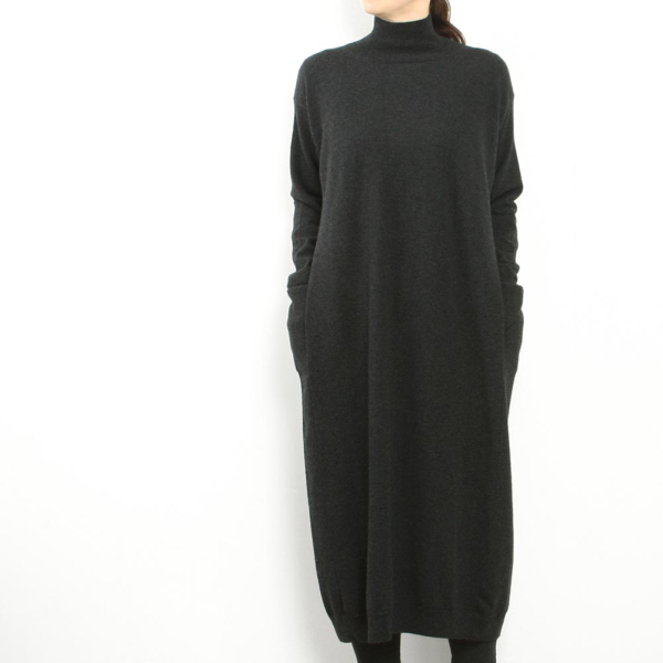 wool turtleneck one-piece image