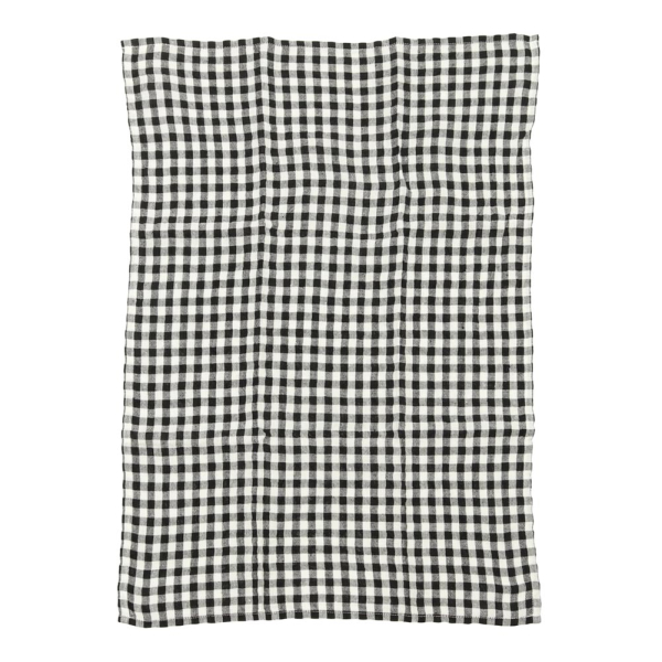 LINEN GINGHAM CHECK KITCHEN CLOTH image