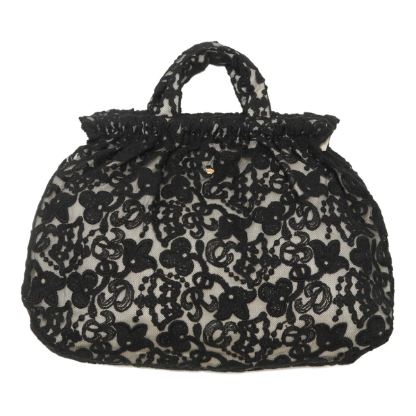 CROWN MOTIF LACE BAG
