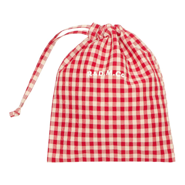 GINGHAM CHECK DRAWS TRING BAG (S)