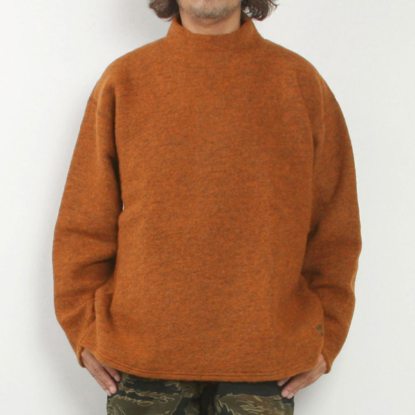 S.S.Mock Neck Shirt Boiled Jersey image