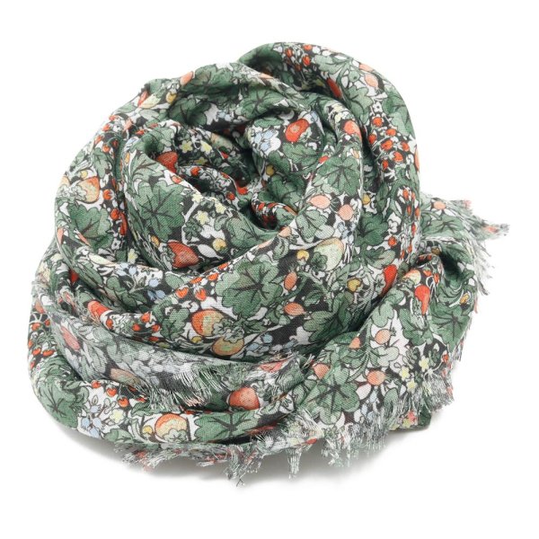 WILD BERRY FIELD LAWN GAUZE SHAWL image