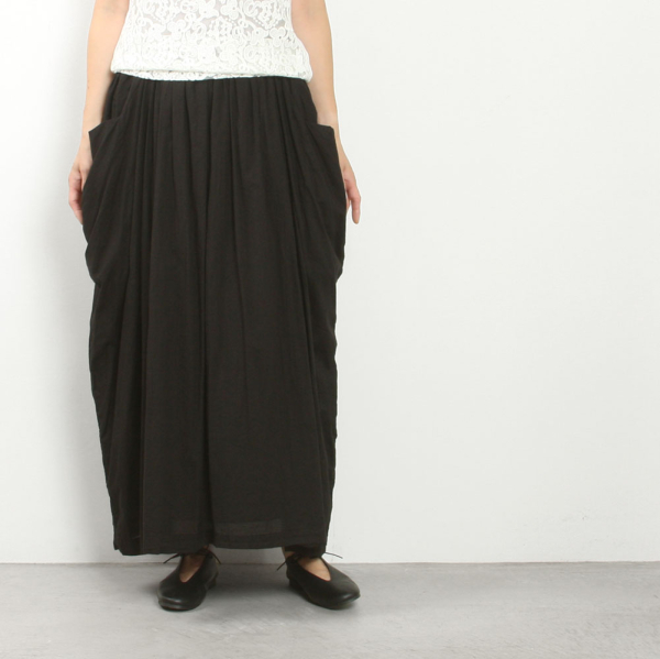 G.D LAWN WRINKLE POCKET SKIRT image