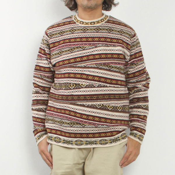 CRAZY FAIR ISLE KNIT P/O image