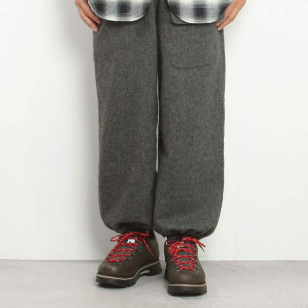 String Balloon Pant Wool Nep Tweed image