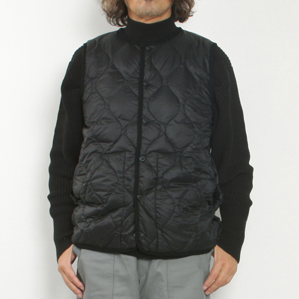 MILITARY CREW NECK DOWN VEST SOFT SHELL image