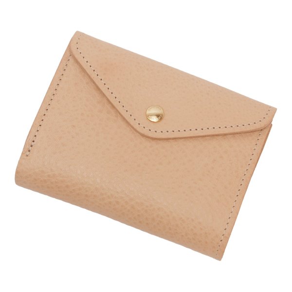 3 FOLD WALLET NATUR LEATHER image