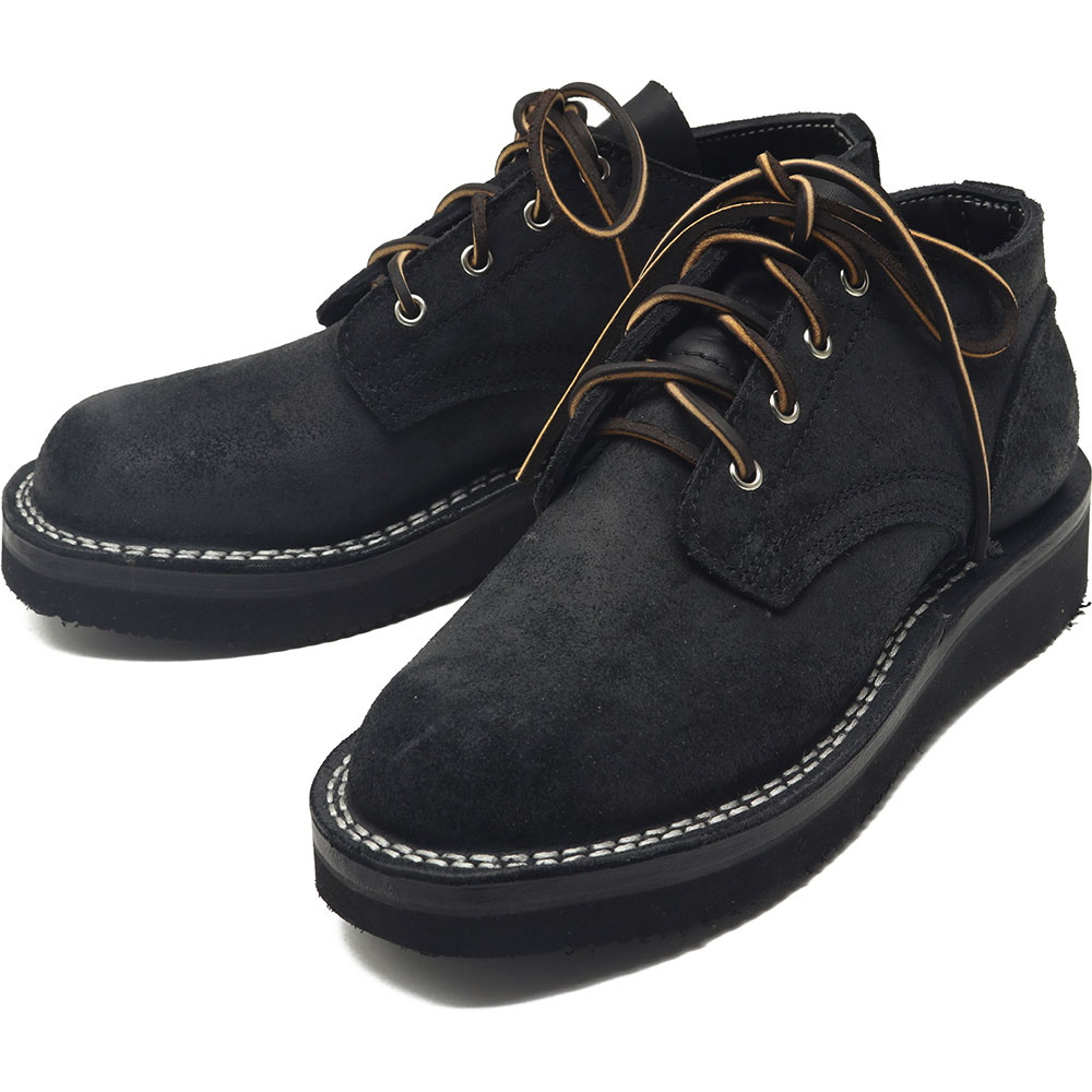 NICKS BOOTS[ニックスブーツ]OXFORD BLACK ROUGH OUT WIDTH D