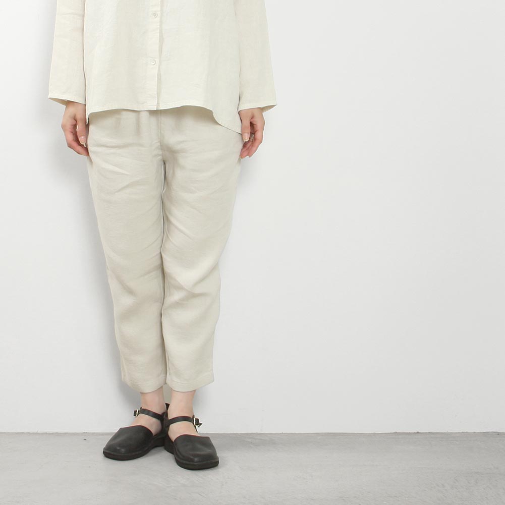 evam eva[エヴァムエヴァ]linen ruck pants E223T017 << MIDLAND SHIP