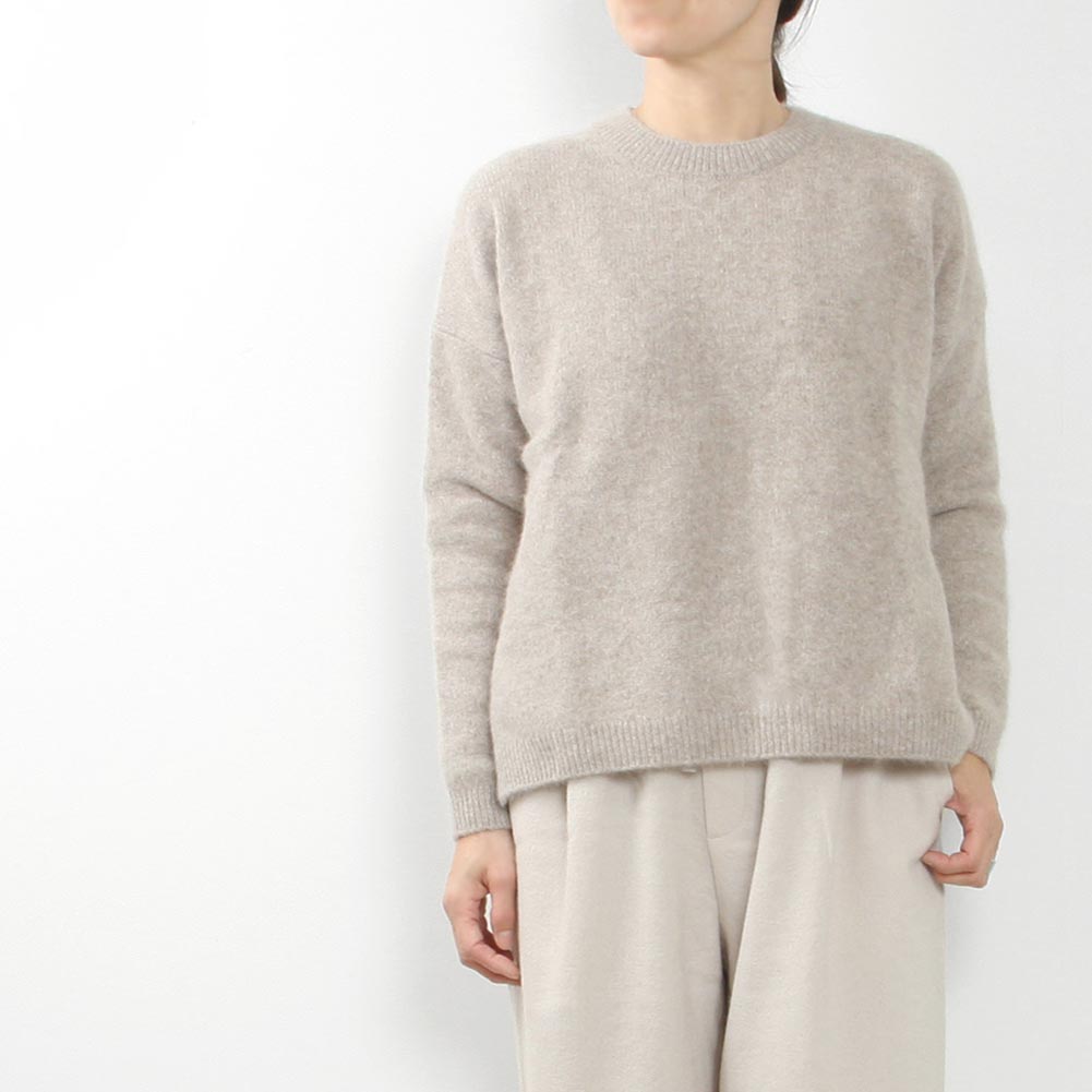 evam eva[エヴァムエヴァ]wool fox pullover E223K213 << MIDLAND SHIP ...