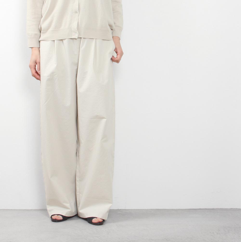 evam eva[エヴァムエヴァ]cotton wide pants E231T117 << MIDLAND SHIP