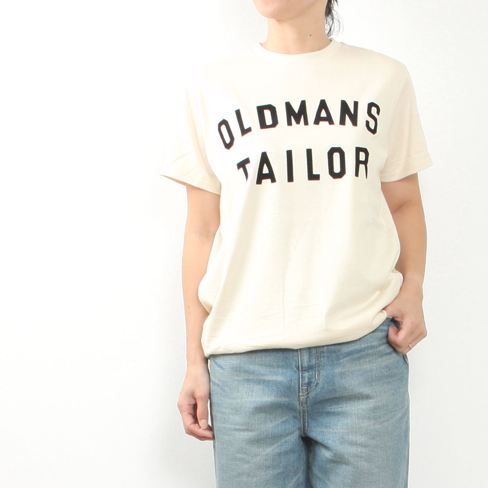 OLDMANS TAILOR[オールドマンズ テーラー]OMT PRINT CREW S/S TEE NO