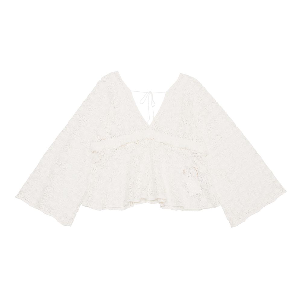nowos[ノーウォス]Lace blouse 5003005460 << MIDLAND SHIP 