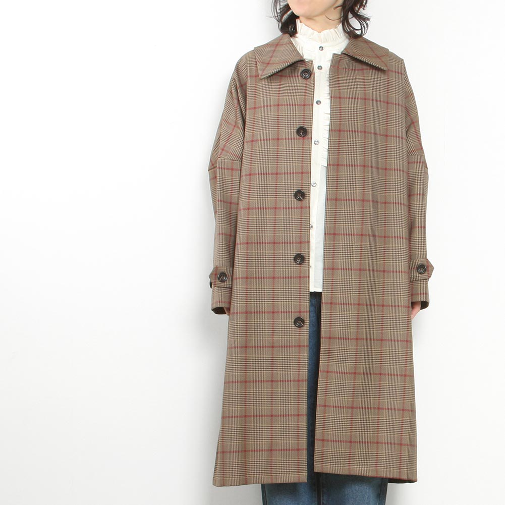 Honnete[オネット]ニューラウンドカラーコート/ New Round Collar Coat