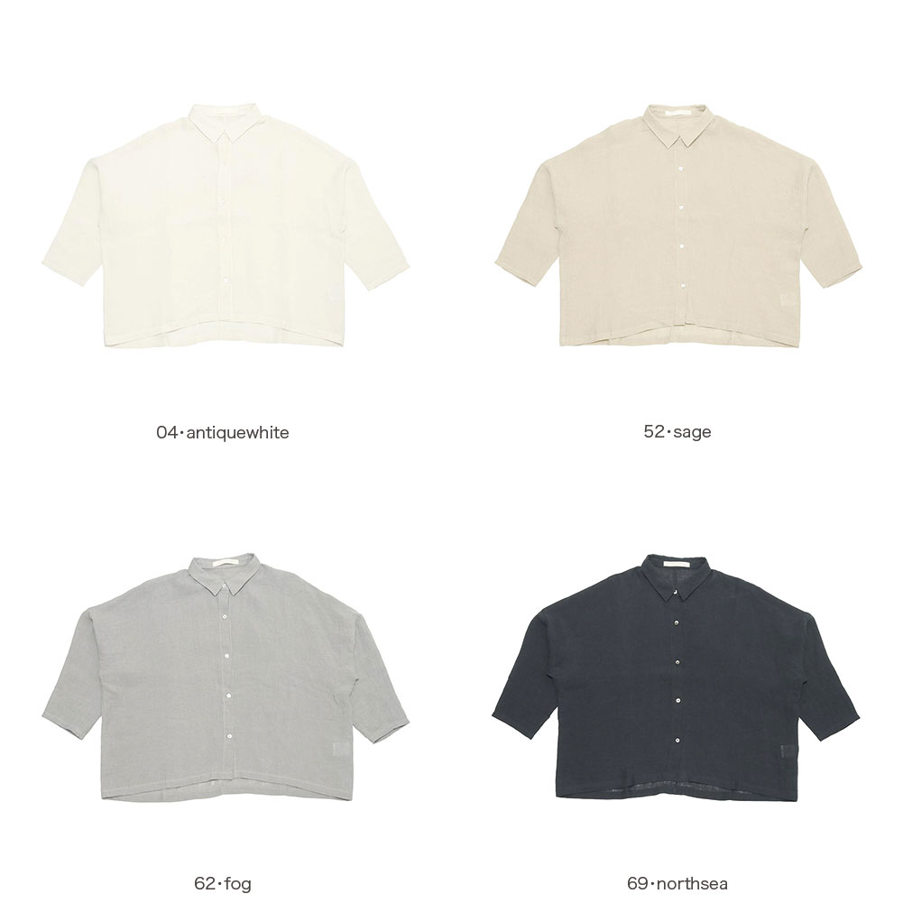 linen wide shirt item