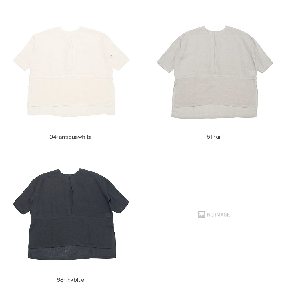 linen tuck Pullover item