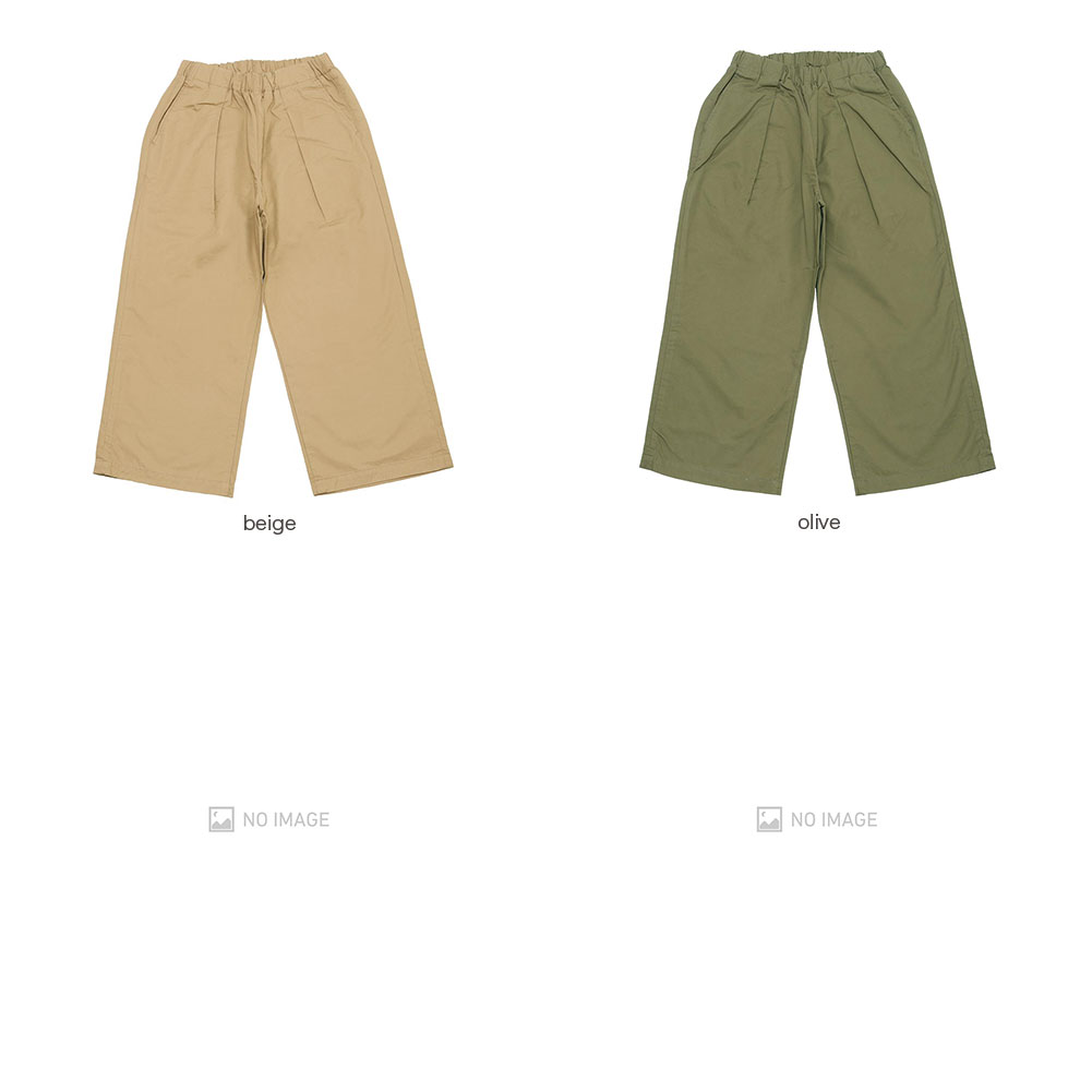 LINEN��WIDE CROPPED PANTS item