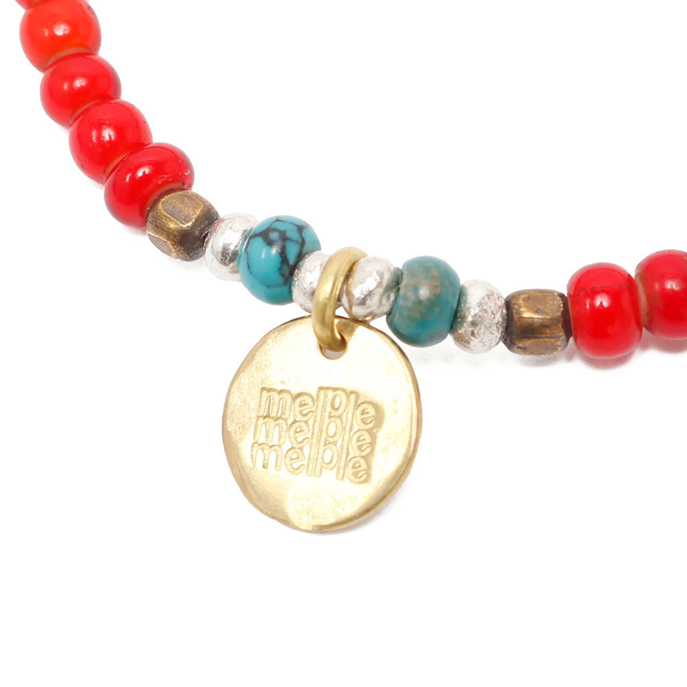 BEADS BRACELET WHITE HEARTS item