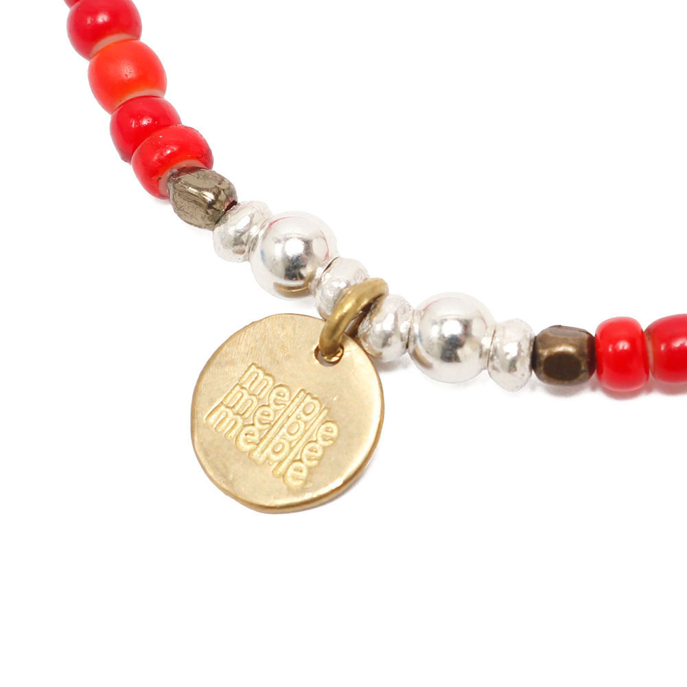 2Way BEADS BRACELET&ANKLET WHITE HEARTS item