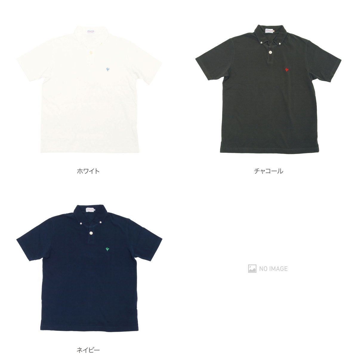 PETITE B.D PIQUE POLO embroidery item